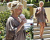 Pictures Of Britney Spears In A Mini Dress Getting a Smoothie