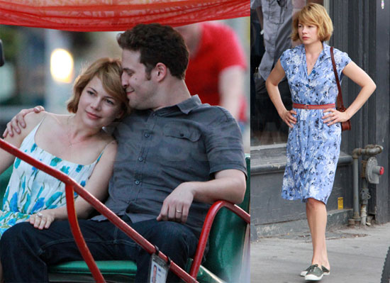 Pictures of Michelle Williams on Set Pictures of Michelle Williams on Set