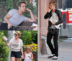 Pictures of Ryan Gosling at a Photo Shoot in LA With Michelle Williams and Matilda Ledger Pictures of Ryan Gosling at a Photo Shoot in LA With Michelle Williams and Matilda Ledger