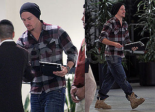 Pictures of Channing Tatum at a Meeting in LA