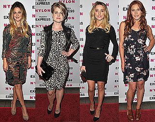 Pictures of Drew Barrymore and Katee Sackhoff at Nylon's Denim Issue Party