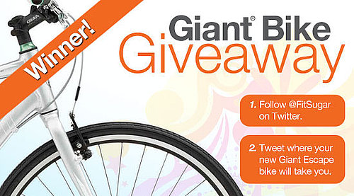 Winner of FitSugar's Giant Bike Giveaway