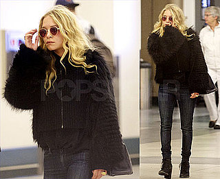 Mary-Kate Touches Down in LA and Gears Up For Fashion Week With Fab and Pop