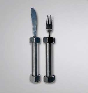 Knife and Fork Lift Weighted Utensils Help You Eat Slower