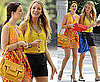 Blake Lively and Leighton Meester Filming Gossip Girl in New York