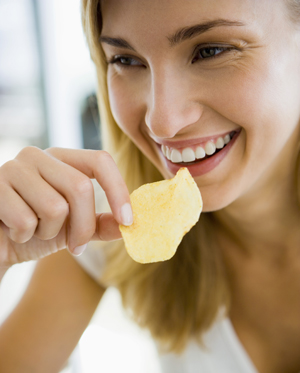 Put Snacks on a Plate to Avoid Overindulging