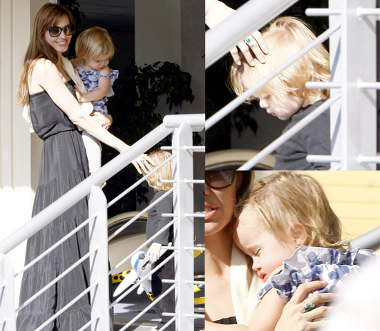 Pictures of Angelina Jolie, Knox and Vivienne Pictures of Angelina Jolie, Knox and Vivienne