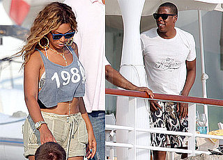 Pictures of Jay-Z and Beyonce on Vacation Eating Lunch at Eden Roc in France