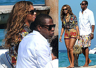 Pictures of Jay-Z and Beyonce Knowles on Vacation in France