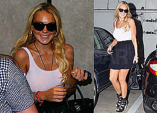 Pictures of Lindsay Lohan Out in LA After Release From Rehab