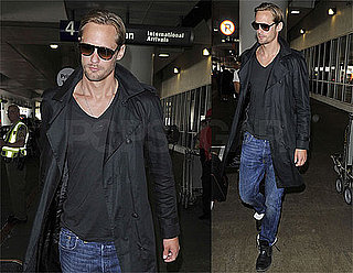 Pictures of Alexander Skarsgard at LAX