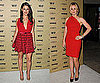 Jessica Lowndes and Anna Paquin Wearing Red Dresses