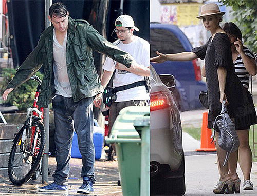 Pictures of Rachel McAdams and Channing Tatum on the Set of The Vow in Toronto