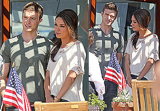 Pictures of Justin Timberlake and Mila Kunis on the Set of Friends With Benefits in NYC
