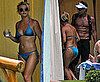 Picture of Britney Spears In A Blue Bikini and Shirtless Jason Trawick in Hawaii Vacation