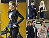 Pictures of Blake Lively Showing Skin on the Set of Gossip Girl
