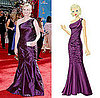 Get Jane Lynch's Purple Emmy Gown on PopSugar's Retail Therapy Game!