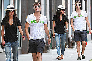 Pictures of Ed Westwick and Jessica Szohr Out in NYC Together