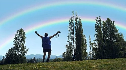 Double Rainbow Guy in a Microsoft Commercial