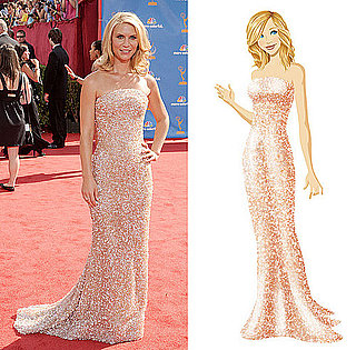 Get Claire Danes's Sparkly Emmy Dress on PopSugar's Retail Therapy!