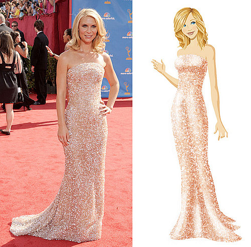 Get Claire Danes's Sparkly Emmy Dress on PopSugar's Retail Therapy!