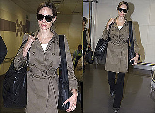 Pictures of Angelina Jolie in London Going to Pakistan