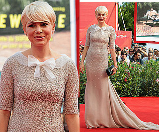 Photos of Michelle Williams at 2010 Venice Film Festival in Long Jason Wu Gown