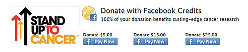 Fund Cancer Research With Unused Facebook Credits