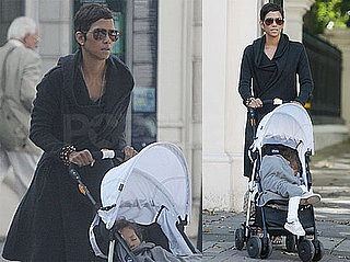 Pictures of Halle Berry and Nahla in London