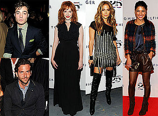 Pictures of Jennifer Lopez, Bradley Cooper, Ed Westwick, and Jessica Szohr at 2011 Spring New York Fashion Week