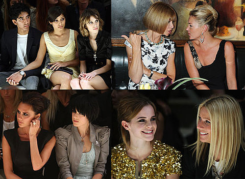 Pictures of Celebrities in Front Row at London Fashion Week Who Do You Want to See This Year?