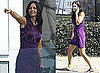 Pictures of Courteney Cox Filming Cougar Town