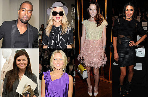 Jessica Szohr, Rachel Zoe and Leighton Meester During Fashion Week