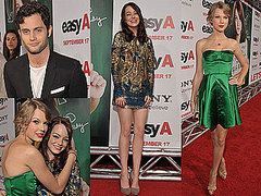Pictures of Taylor Swift and Emma Stone at Easy A Premiere in LA