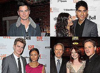 Josh Hartnett, Freida Pinto, Matt Damon at the 2010 Toronto Film Festival