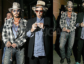 Pictures of Johnny Depp and Keith Richards In London