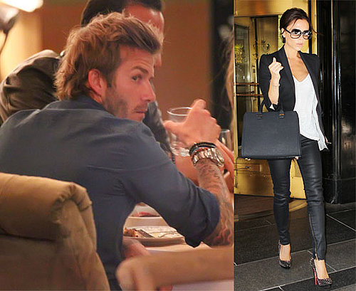 Pictures of Victoria Beckham in Manhattan for NYFW and David Beckham Out For Dinner in LA