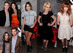 Pictures of Alexa Chung, Kelly Osbourne, Florence Welch, Xavier Samuel and Girlfriend Shermine at Mulberry NYFW Party