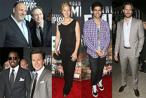 Pictures of Steve Buscemi, Edie Falco, James Gandolfini and Mark Wahlberg at the Premiere of Boardwalk Empire