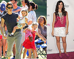 Pictures of Jennifer Garner With Violet and Seraphina and at Pink Party in LA