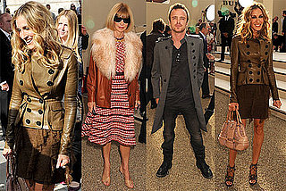 Pictures of Sarah Jessica Parker, Aaron Paul, and Anna Wintour at the 2011 Spring Burberry Show 2010-09-21 11:30:00