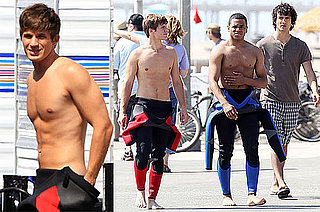 Pictures of Shirtless 90210 Actors Matt Lanter and Tristan Wilds