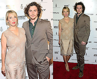 Pictures of Aaron Johnson and Sam Taylor-Wood at Nowhere Boy Premiere in NYC With Yoko Ono, Kristin Scott Thomas and Ethan Hawke