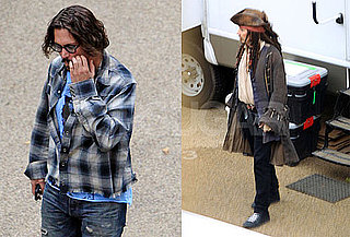 Pictures of Johnny Depp Filming Pirates of the Caribbean 4 in England 2010-09-27 15:00:00