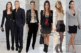Pictures of Taylor Swift, George Clooney, Rachel Bilson, Megan Fox and More at 2011 Spring Milan Fashion Week 2010-09-27 11:30:00