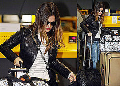 Pictures of Rachel Bilson Leaving Italy Following Milan Fashion Week