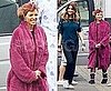 Pictures of Dannii Minogue Filming M&S Christmas Ad With Lisa Snowdon