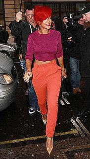 Pictures of Rihanna in London