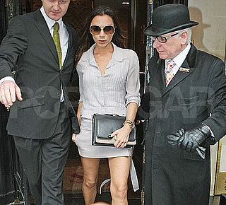 Pictures of Victoria Beckham Leaving Scott's Restaurant in London