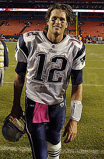 Pictures of Tom Brady During NE Patriots vs Miami Dolphins Monday Night Football Game
